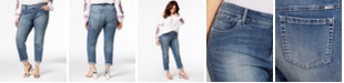 INC International Concepts Plus Size Tummy Control Boyfriend Jeans, Created for Macy's